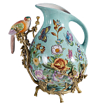 Кувшин с птичкой и  цветочным рисунком Blue Garden варинант исполнения - 1 | Loft Concept в Ульяновске