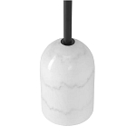 Кофейный столик с круглой чёрной столешницей и мраморным основанием Exquisite Practicality варинант исполнения - 3 | Loft Concept в Ульяновске