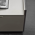 Дизайнерский комод серый с глянцевым фасадом Darren варинант исполнения - 1 | Loft Concept в Ульяновске