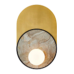 Бра с каменным диском в металлической раме Sandstone Painting варинант исполнения - 1 | Loft Concept в Ульяновске