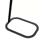 Столик приставной с прямоугольной серой столешницей Steel Stable Table варинант исполнения - 3 | Loft Concept в Ульяновске