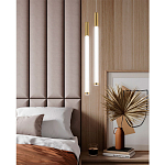 Подвесной светильник Cateline Brass Tube Hanging Lamp варинант исполнения - 2 | Loft Concept в Ульяновске