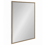 Зеркало прямоугольное в фактурной золотой раме Reflective Fabric варинант исполнения - 1 | Loft Concept в Ульяновске