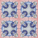 Плитка дизайнерская с узором Экипаж варинант исполнения - 1 | Loft Concept в Ульяновске