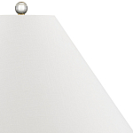 Настольная лампа овальная с тропическим принтом Stylized Aalm Leaves Motif варинант исполнения - 3 | Loft Concept в Ульяновске