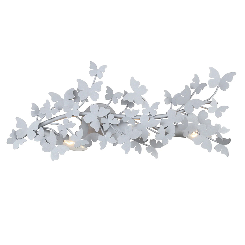 Бра оформленный в виде стаи бабочек Eternal Butterflies Серебряный Золотой в Ульяновске | Loft Concept 