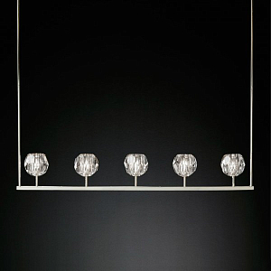 Люстра RH Boule De Cristal Linear Chandelier 5