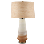 Настольная лампа фарфоровая с узором на корпусе Junction Place варинант исполнения - 3 | Loft Concept в Ульяновске