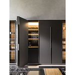 Кухонный гарнитур из дерева и камня с раздвижными дверцами OPERATING COLUMN 2.0 Dada Engenereed Kitchen варинант исполнения - 7 | Loft Concept в Ульяновске