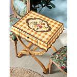 Приставной столик с ящиком в стиле ретро Vintage Rustic Tablecloth варинант исполнения - 7 | Loft Concept в Ульяновске