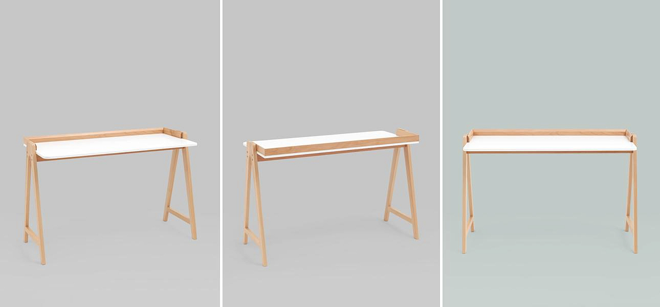 Стол рабочий Tadeos Collection бежевый Стол рабочий Tadeos Collection бежевый - Loft-Concept в Ульяновске