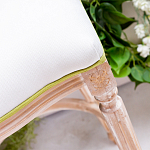 Барный стул золотистый из натурального бука с изображением птиц и цветов Blooming Birds варинант исполнения - 2 | Loft Concept в Ульяновске