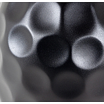 Столик журнальный с круглой деревянной столешницей на черном фактурном основании Bourgeon варинант исполнения - 6 | Loft Concept в Ульяновске