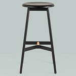 Черный барный стул Knopper варинант исполнения - 3 | Loft Concept в Ульяновске