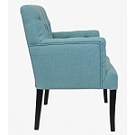 Кресло Addison Chic Armchair blue flax варинант исполнения - 1 | Loft Concept в Ульяновске