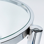 Приставной столик со стеклянной столешницей Deimos варинант исполнения - 2 | Loft Concept в Ульяновске