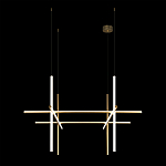 Люстра с 6-ю цилиндрическими плафонами на тонких тросах Trumpet tube варинант исполнения - 7 | Loft Concept в Ульяновске