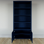 Книжный Стеллаж Elsa Dreams Blue с задней стенкой варинант исполнения - 4 | Loft Concept в Ульяновске