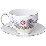 Чайный сервиз из фарфора с рисунком цветов на 6 персон 14 предметов Garden Whisper Porcelain Set  варинант исполнения - 3 | Loft Concept в Ульяновске