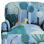 Дизайнерское классической формы на колесиках Trumann Armchair варинант исполнения - 4 | Loft Concept в Ульяновске