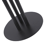 Настольная лампа с тремя прозрачными куполообразными плафонами и черным металлическим основанием Flos Wireline Lighting варинант исполнения - 2 | Loft Concept в Ульяновске