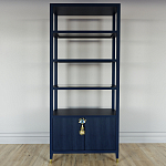 Стеллаж со стеклянными полками Elsa Dreams Blue варинант исполнения - 6 | Loft Concept в Ульяновске