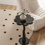 Дизайнерский журнальный стол в виде чёрного цветка Ludox варинант исполнения - 2 | Loft Concept в Ульяновске