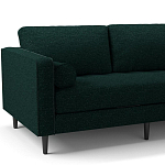 Мебельная ткань Шенилл темно-зеленый цвет 138 см T4-36 варинант исполнения - 10 | Loft Concept в Ульяновске