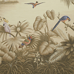 Обои ручная роспись Le Brésil Amarelo Sepia варинант исполнения - 1 | Loft Concept в Ульяновске