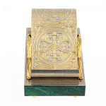 Подставка для телефона из натурального камня малахит Natural Stone Stand варинант исполнения - 3 | Loft Concept в Ульяновске