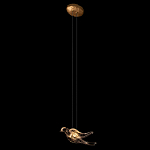 Подвесной светильник с прозрачной стеклянной птичкой Serip Voa варинант исполнения - 3 | Loft Concept в Ульяновске