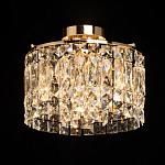 Потолочный светильник круглый с прозрачными подвесками Lunet варинант исполнения - 2 | Loft Concept в Ульяновске