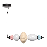 Подвесной светильник фигруный с керамическими элементами 18W LED Fragrant Light варинант исполнения - 3 | Loft Concept в Ульяновске