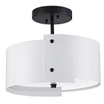 Потолочный светильник круглый светодиодный Semicircular White Panels белый варинант исполнения - 3 | Loft Concept в Ульяновске