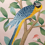 Обои ручная роспись Amazonia Florence Pink dyed silk варинант исполнения - 7 | Loft Concept в Ульяновске