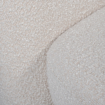 Кресло без подлокотников с обивкой из белой ткани букле Pacification варинант исполнения - 5 | Loft Concept в Ульяновске