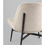 Кресло лаунж Tail молочный варинант исполнения - 3 | Loft Concept в Ульяновске