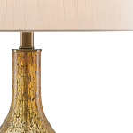 Настольная лампа с тканевым абажуром в форме цилиндра Thin Neck варинант исполнения - 1 | Loft Concept в Ульяновске