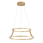 Люстра золотого цвета с 2-мя светодиодными кольцами Eurofase варинант исполнения - 2 | Loft Concept в Ульяновске