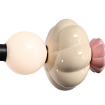 Подвесной светильник линейный с керамическими элементами 24W LED Fragrant Light варинант исполнения - 6 | Loft Concept в Ульяновске