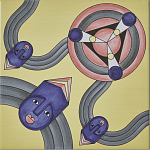 Плитка дизайнерская с узором Дива варинант исполнения - 4 | Loft Concept в Ульяновске