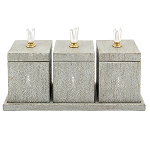 Набор шкатулок BOX KRIZIA SET3PCS Stingray Skin