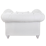 Кресло низкое с мягкой обивкой из велюра на 4-х ножках из массива березы Sophie Armchair white варинант исполнения - 3 | Loft Concept в Ульяновске