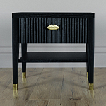 Прикроватная тумбочка с ящиком Elsa Dreams Black варинант исполнения - 5 | Loft Concept в Ульяновске