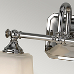 Бра для ванных комнат с квадратными матовыми плафонами на основании цвета хром Feiss варинант исполнения - 3 | Loft Concept в Ульяновске