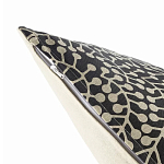 Подушка декоративная черного цвета Blossom Essence Grace варинант исполнения - 3 | Loft Concept в Ульяновске