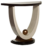 Консоль на полукруглой основе Stylish Pearl варинант исполнения - 1 | Loft Concept в Ульяновске