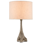 Настольная лампа с корпусом в виде дерева Gray Concrete Trunk варинант исполнения - 3 | Loft Concept в Ульяновске