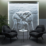 Барельеф ELEPHANTS варинант исполнения - 3 | Loft Concept в Ульяновске