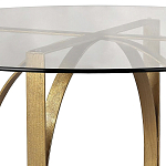 Стол обеденный круглый с основанием из 2-х пересекающихся колец Modern Geometric Silhouette варинант исполнения - 1 | Loft Concept в Ульяновске